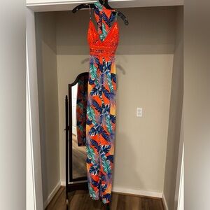 Floral maxi dress, small